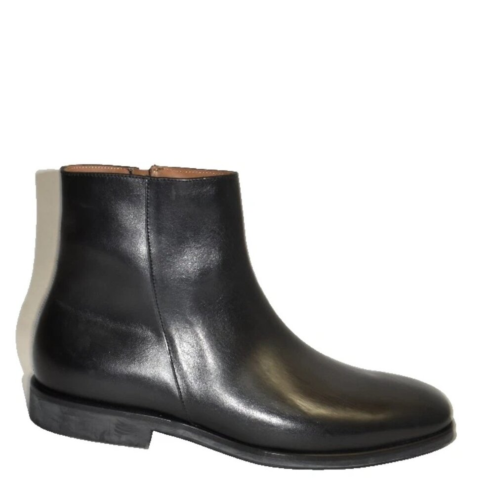New! BRUNO MAGLI Calvin Ankle Boot Black Leather Size 9 M DD502